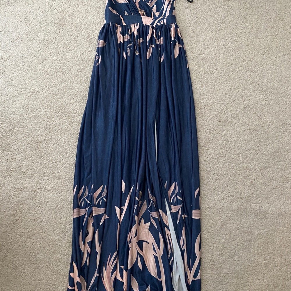 Long maxi dress one shoulder - Picture 3 of 4